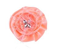 Statement Flower Pin for Women, Large Fabric Brooch with Layered Petals, Dress Coat Scarf Hat Bag Accent Detail Fabric Flower Brooch Floral Lapel Pin Statement Oversized Dress Accessory Scarf Hat Bag