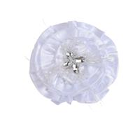 Statement Flower Pin for Women, Large Fabric Brooch with Layered Petals, Dress Coat Scarf Hat Bag Accent Detail Fabric Flower Brooch Floral Lapel Pin Statement Oversized Dress Accessory Scarf Hat Bag