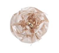 Statement Flower Pin for Women, Large Fabric Brooch with Layered Petals, Dress Coat Scarf Hat Bag Accent Detail Fabric Flower Brooch Floral Lapel Pin Statement Oversized Dress Accessory Scarf Hat Bag