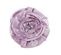 Statement Flower Pin for Women, Large Fabric Brooch with Layered Petals, Dress Coat Scarf Hat Bag Accent Detail Fabric Flower Brooch Floral Lapel Pin Statement Oversized Dress Accessory Scarf Hat Bag