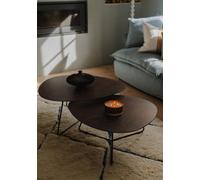 Statement Furniture Bergen Coffee Table Set In Warm Rust Colour