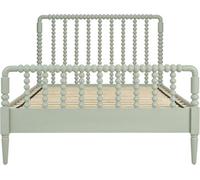 Statement Furniture Cromwell 5Ft Wooden Bed Frame With Bobbin Design Headboard And Foot End - Pale Olive