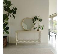 Statement Furniture Cromwell Large Console table with Bobbin Design in Cream Statement Furniture Cream