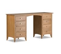Statement Furniture Edward Hopper Oak Dressing Table With 8 Drawers