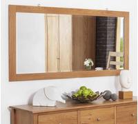 Statement Furniture Edward Hopper Oak Wall Mirror 140X70Cm