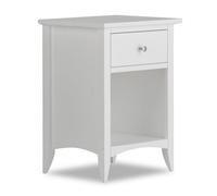 Statement Furniture Edward Hopper White 1 Drawer Bedside Table