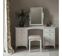 Statement Furniture Edward Hopper White Dressing Table With 8 Drawers