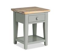 Statement Furniture Florence 1 Drawer Lamp Side Table in Light Green Statement Furniture Light Green