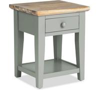 Statement Furniture Florence 1 Drawer Lamp Side Table- Sage Green