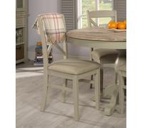 Statement Furniture Florence Crossback Upholstered Seat Dining Chair - Sage Green