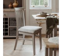 Statement Furniture Florence Highback Upholstered Seat Chair - Dove Grey