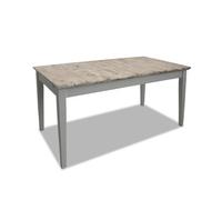 Statement Furniture Florence Rectangle Extendable Kitchen Dining Table In Dove Grey