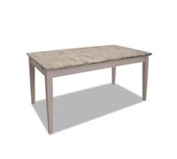 Statement Furniture Florence Rectangle Extendable Kitchen Dining Table In Truffle