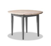 Statement Furniture Florence Round Extendable Kitchen Dining Table In Dove Grey
