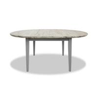 Statement Furniture Florence Round Oval Extendable Kitchen Dining Table In Dove Grey