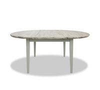 Statement Furniture Florence Round Oval Extendable Kitchen Dining Table In Sage Green