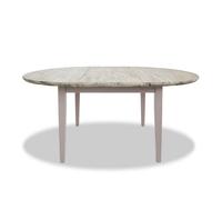 Statement Furniture Florence Round Oval Extendable Kitchen Dining Table In Truffle