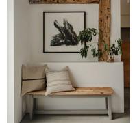Statement Furniture Florence Solid Acacia Hardwood Dining Bench 140Cm - Dove Grey