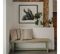 Statement Furniture Florence Solid Acacia Hardwood Dining Bench 140Cm - Sage Green