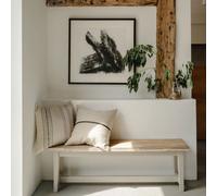 Statement Furniture Florence Solid Acacia Hardwood Dining Bench 140Cm - Truffle