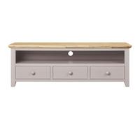 Statement Furniture Florence Truffle Tv Stand With 3 Drawers And Shelf