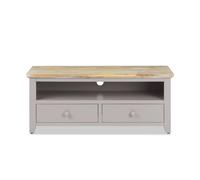 Statement Furniture Florence TV Stand With 2 Drawers & Shelf in Taupe Statement Furniture Taupe