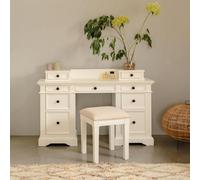 Statement Furniture Gainsborough Dressing Table With Extension Drawers - Vintage Cream