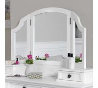 Statement Furniture Gainsborough Large 3-Way Dressing Table Mirror - White