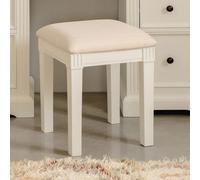 Statement Furniture Gainsborough Vintage Cream Upholstered Stool