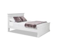 Statement Furniture Gainsborough White Wooden Double Bed Frame 4Ft6 Hamptons Style