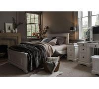 Statement Furniture Gainsborough White Wooden King Size Bed Frame 5Ft Hamptons Style