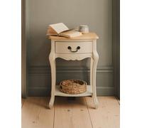 Statement Furniture Juliette Champagne Shabby Chic 1 Drawer Shabby Chic Bedside Table