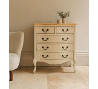 Statement Furniture Juliette Champagne Shabby Chic 2 Over 3 Chest Of Drawers