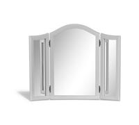 Statement Furniture Romance Antique White 3-Way Dressing Table Mirror