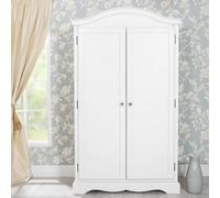 Statement Furniture Romance Double Wardrobe French Style With Crystal Handles - True White