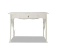 Statement Furniture Romance Dressing Table With Crystal Handles- Antique White