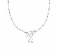Statement Necklaces for Women Personalised Letter Initial A-Z Necklace Simple Hypoallergenic Stainless Necklaces Elegance Sturdy Non-Fading Necklace Thin Thick Charm Jewelry Friendship Mothers (SL G)