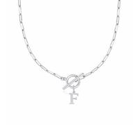 Statement Necklaces for Women Personalised Letter Initial A-Z Necklace Simple Hypoallergenic Stainless Necklaces Elegance Sturdy Non-Fading Necklace Thin Thick Charm Jewelry Friendship Mothers (LF)