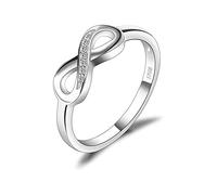 Statement Rings Delicate Gifts 925 Sterling Silver Forever Infinity Promise Ring Daily for Girls
