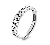Statement Rings Fashion Gifts Sterling Silver Heart Sutra Rings Daily for Women