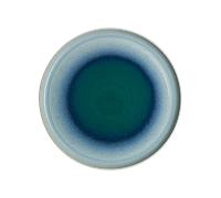 Statements Ombre Green Round Platter -