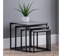 Staten Concrete Effect Nest of 3 Tables