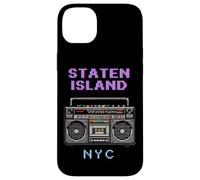 Staten Island Boombox Retro NYC Pixel Art Case for iPhone 14 Plus