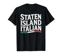 Staten Island Italian New York Italy Flag Immigrant Pride T-Shirt