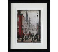 Stateoftheart-uk AUTHENTIC L S Lowry Framed Print - ORGAN GRINDER - 21 x 17inch Sustainable Engineered Wood Frame - Textured Image in Art Mount