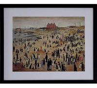 Stateoftheart-uk Collection of AUTHENTIC L S Lowry Prints -14 x 11 inch Frame with Mount and Small - THE SEASIDE - Image