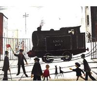 Stateoftheart-uk COLLECTION OF L S Lowry Prints with a Protective Fine Art Coating on Textured Art Paper - 16 x 12inch mage - LEVEL CROSSING - Plus Small Border