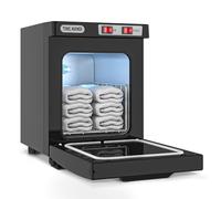 StateRiver Towel Warmer Cabinet, 5L Hot Bath Towel Warmer Heating Use for Facial Spa, Hair Beauty, Salon Equipment and Home- Black