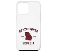 Statesboro Georgia Est 1803 Heritage Vintage Case for iPhone 12 Pro Max