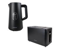 Statesman 2-Piece Kitchen Set, 1.5L Smart Kettle And 2 Slice Digital Toaster, 1800W/900W, Black, Wifi Enabled